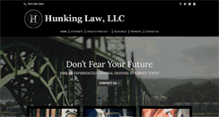 Desktop Screenshot of hunkinglaw.com